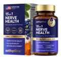 Selfoptima 15-in-1 Nerve Health supplement bottle with 600 mg alpha lipoic acid and BioPerine, 60 vegan capsules